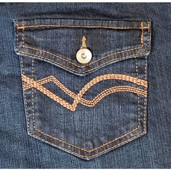 Nine West Jeans West End Bootcut Women's 16/32 Average High Rise Blue Denim - Picture 9 of 16